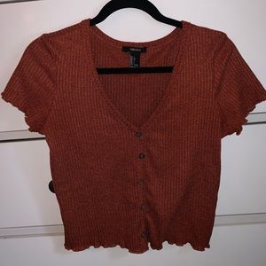 burnt orange top